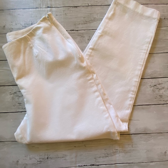 Chicos womens white pants side zipper (8) - Picture 4 of 6